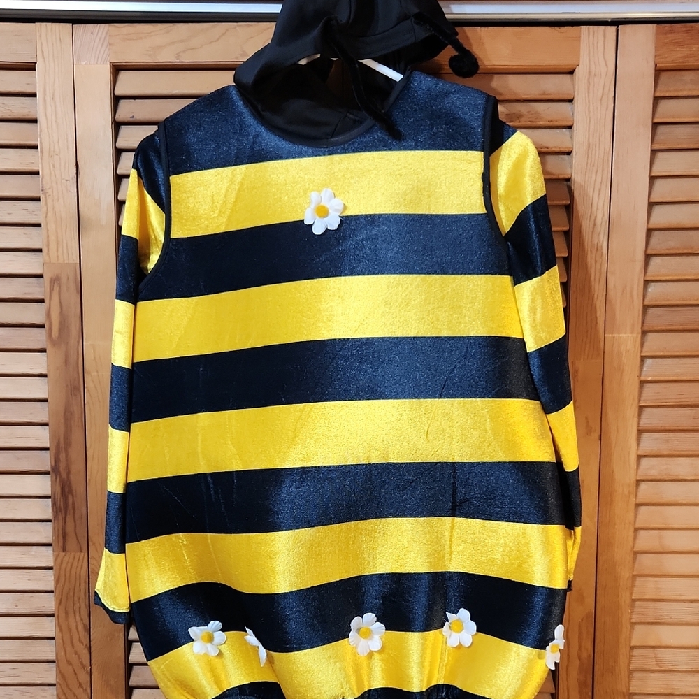 Bumblebee Costume Adult with Hood